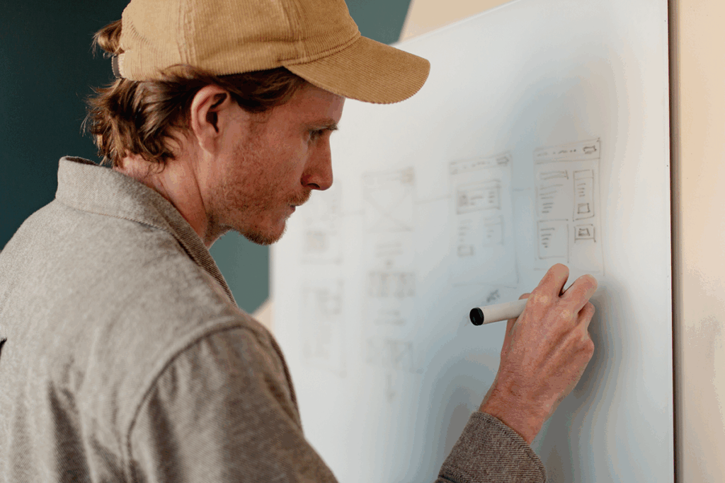 James from Ingot brainstorming