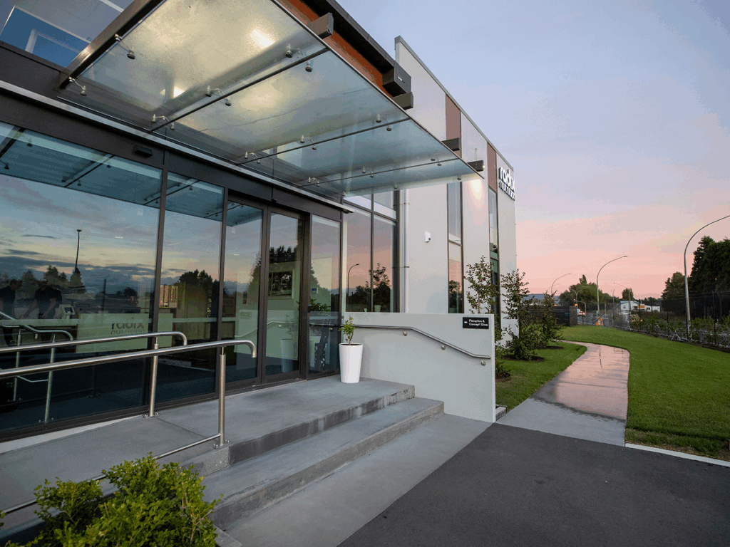 Outdoor photo of Radix building