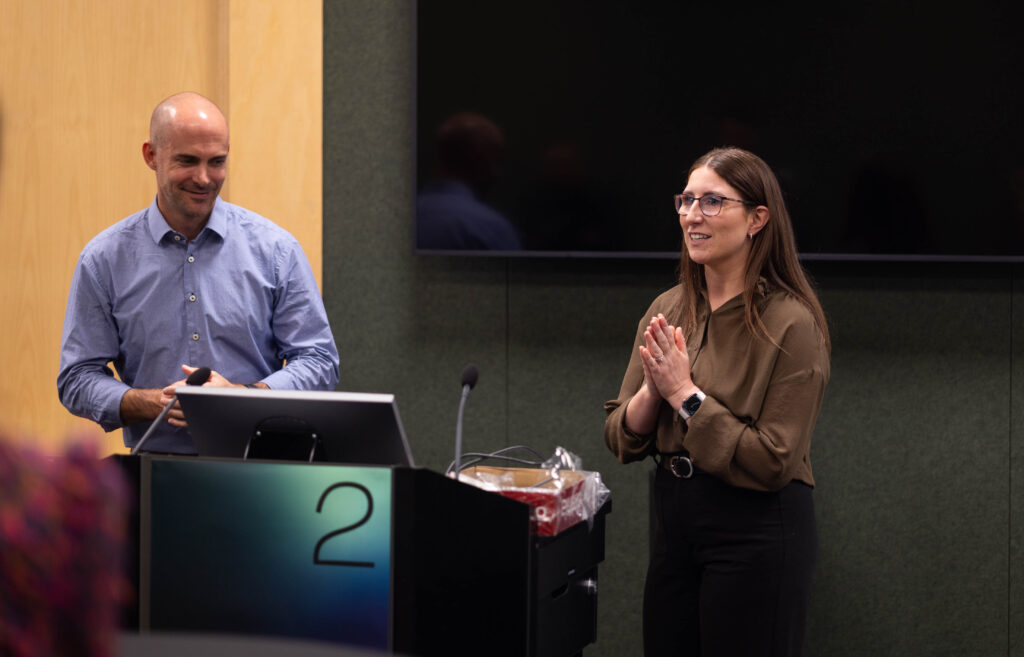 Nige Pemberton and Dannielle Mickleson from IT Partners